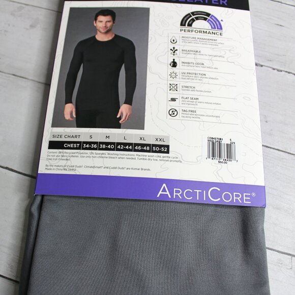 Cuddl Duds Men's Base Layer Shirt Pants Size S Heavyweight Long Johns - Picture 5 of 7